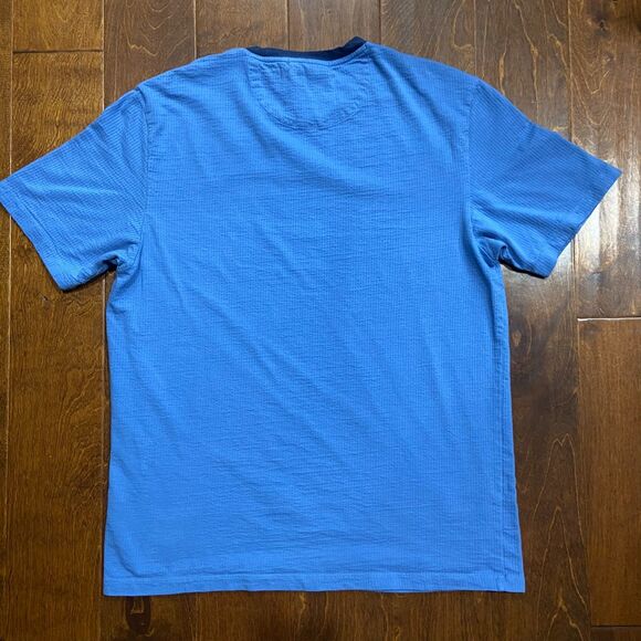 Scotch & Soda Amsterdam Classic Fit Baby Blue Casual Tee Men's Size Large - Picture 5 of 8